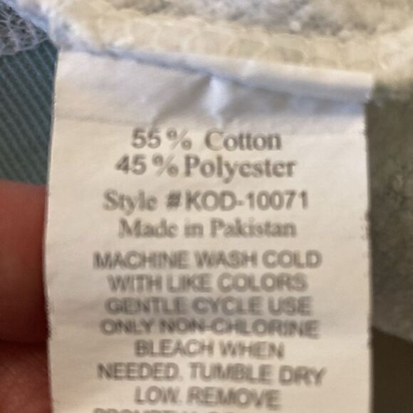 Vintage Havana Girls Sweatshirt in  Mint & White Tropical Print. Size L (14). - Picture 7 of 8